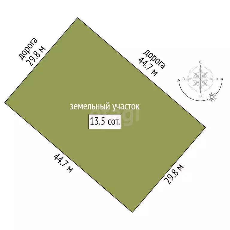 Участок в Республика Марий Эл, городской округ Йошкар-Ола, деревня ... - Фото 1