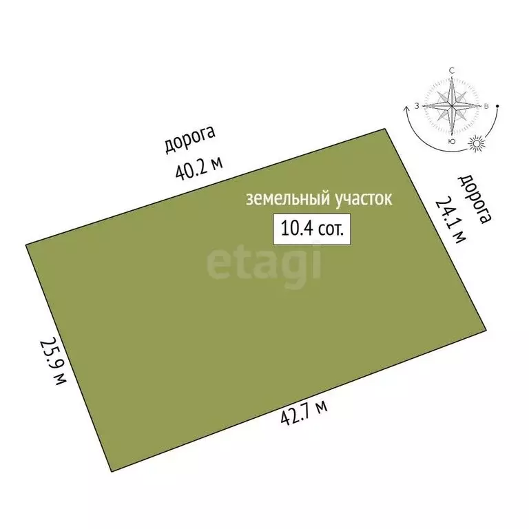 Участок в село Ковардицы, Радужная улица (10.4 м) - Фото 0
