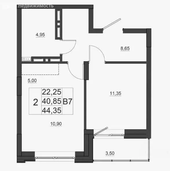 2-комнатная квартира: Красноярск, Норильская улица, 52 (44.35 м) - Фото 0