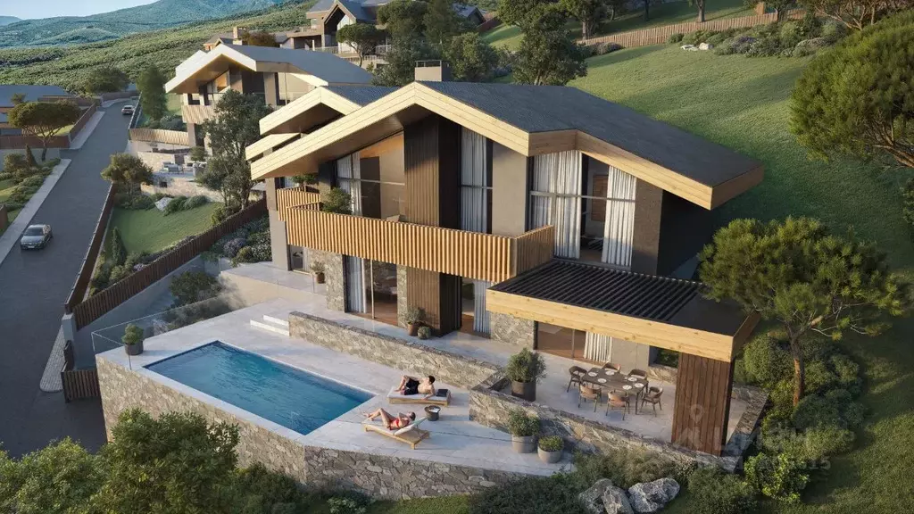 Коттедж в Крым, Алушта муниципальный округ, с. Лучистое  (523 м) - Фото 1