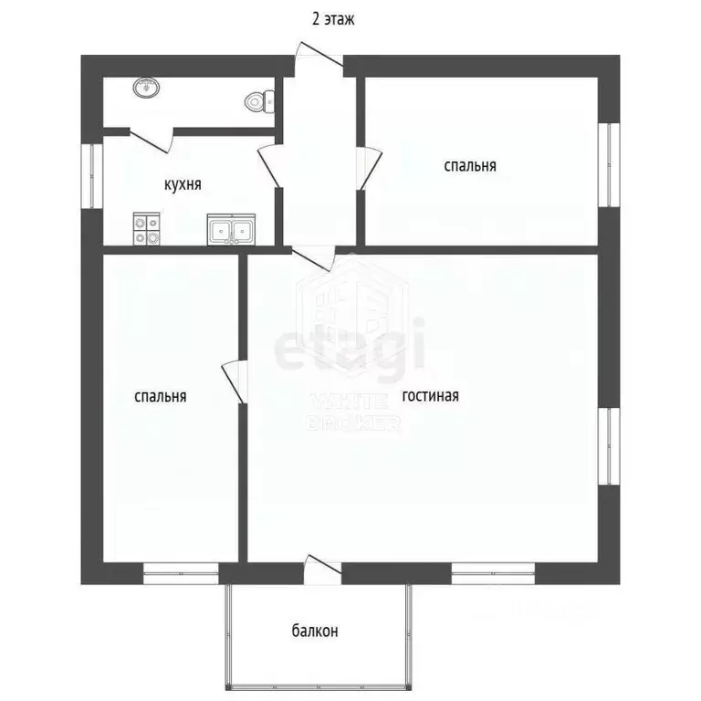 Дом в Крым, Ялта проезд Бакунинский (101 м) - Фото 2