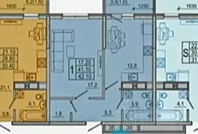 1-к кв. Краснодарский край, Новороссийск ул. Куникова, 55к1 (41.0 м) - Фото 1