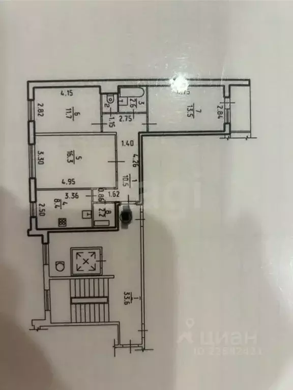 3-к кв. Удмуртия, Ижевск ул. Дзержинского, 21А (66.2 м) - Фото 1