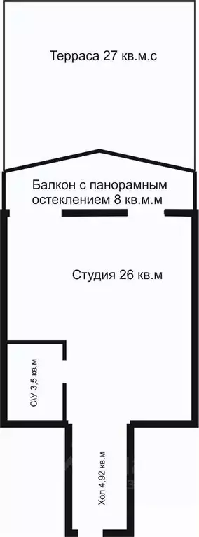 1-к кв. Ростовская область, Ростов-на-Дону ул. Ларина, 45с6 (43.0 м) - Фото 1