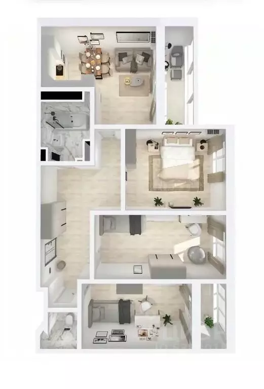 4-к кв. Карелия, Петрозаводск Перевалка-2 тер., Университетский ... - Фото 0