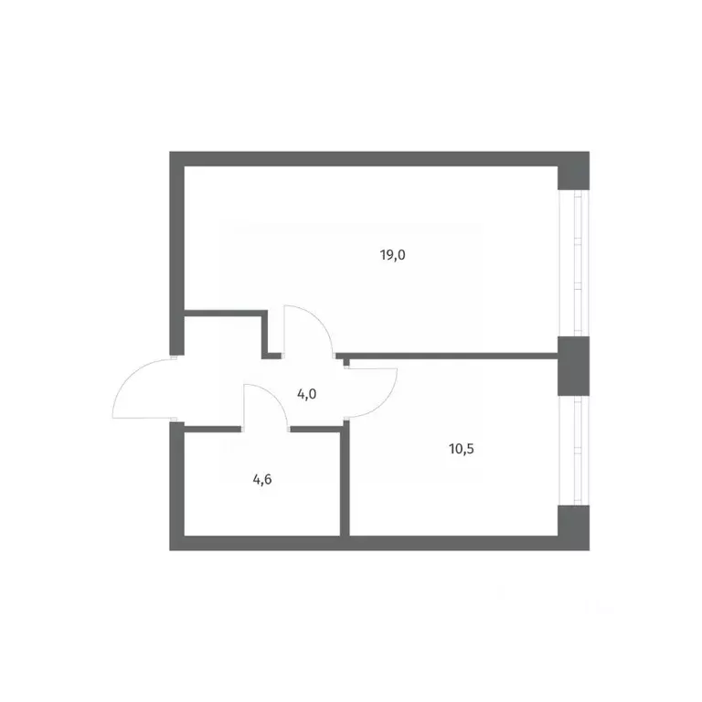 1-к кв. Ленинградская область, Ломоносовский район, Аннинское ... - Фото 1