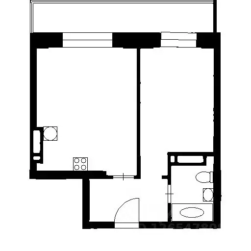 2-к кв. Новосибирская область, Новосибирск ул. Николая Островского, 60 ... - Фото 2