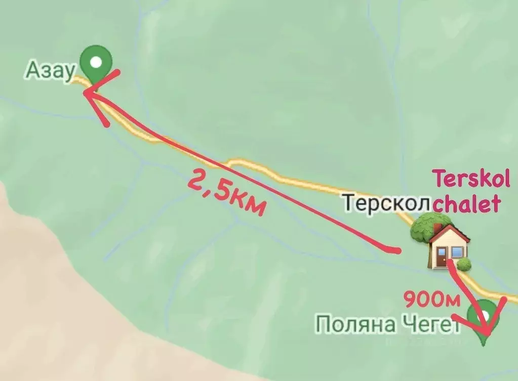 Дом в Кабардино-Балкария, Эльбрусский район, с. Терскол  (75 м) - Фото 0