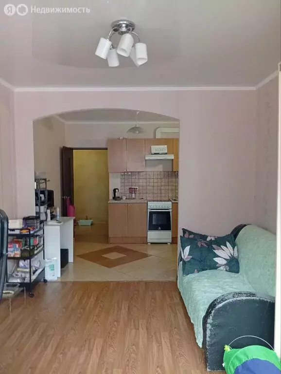 Квартира-студия: Краснодар, Музыкальный микрорайон, улица имени С.В. ... - Фото 2