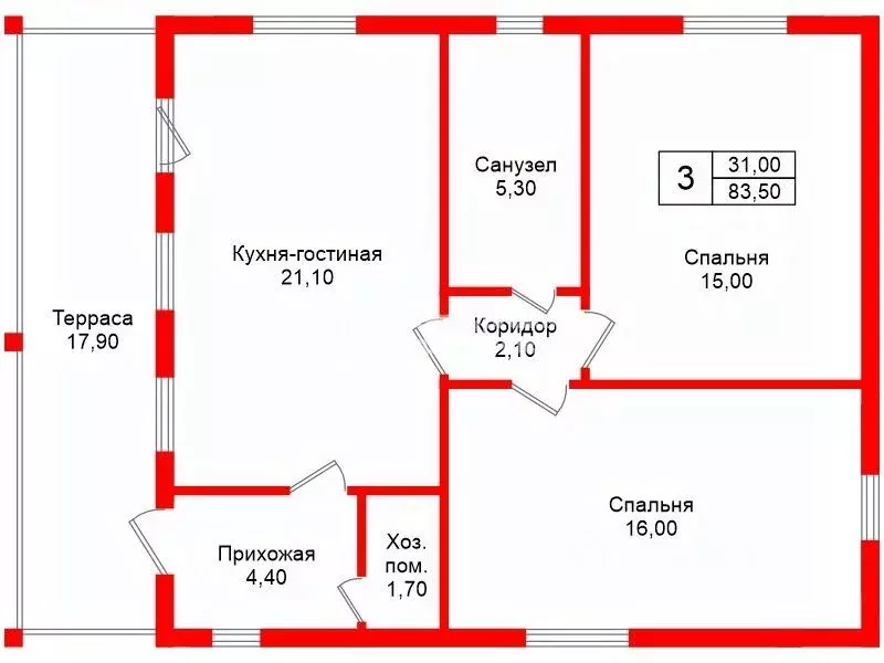 Дом в Ленинградская область, Кировский район, Шумское с/пос, Острова ... - Фото 2