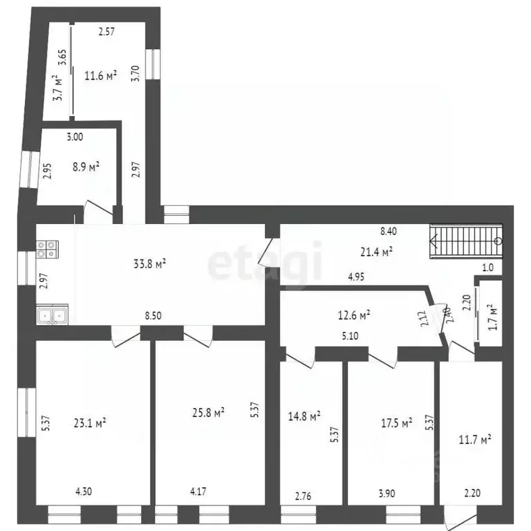 4-к кв. Ростовская область, Ростов-на-Дону Донская ул., 16 (162.0 м) - Фото 1