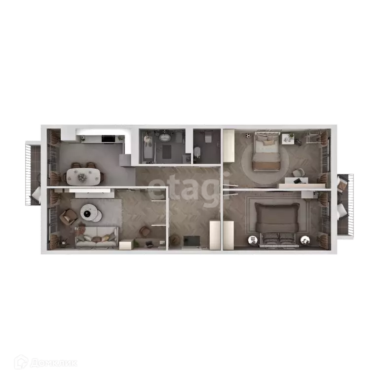 Продаётся 3-к квартира, 88.59 м - Фото 1