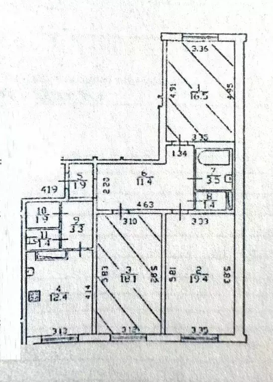 3-к. квартира, 91 м, 3/19 эт. - Фото 0