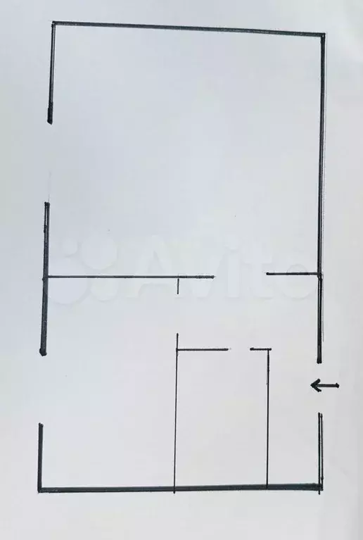 1-к. квартира, 29,6 м, 2/5 эт. - Фото 0