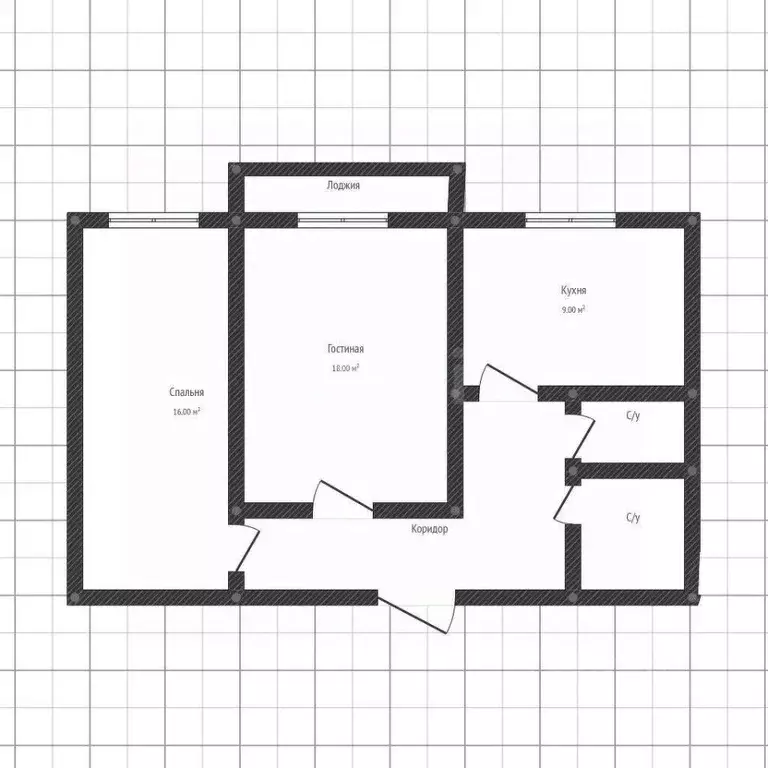 2-к кв. Адыгея, Майкоп Пионерская ул., 383к2 (47.3 м) - Фото 2