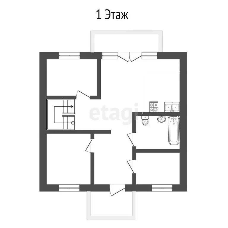 Дом в Лудорвай, Луговая улица (130 м) - Фото 2