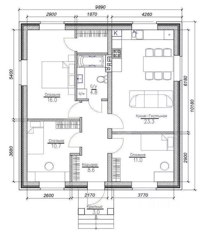 Дом в Татарстан, Пестречинский район, Кощаковское с/пос, д. Старое ... - Фото 0