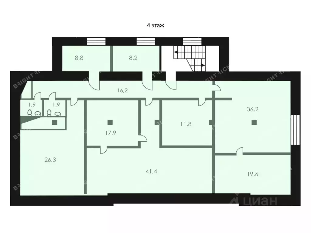 Офис в Москва Озерковская наб., 12 (201 м) - Фото 2