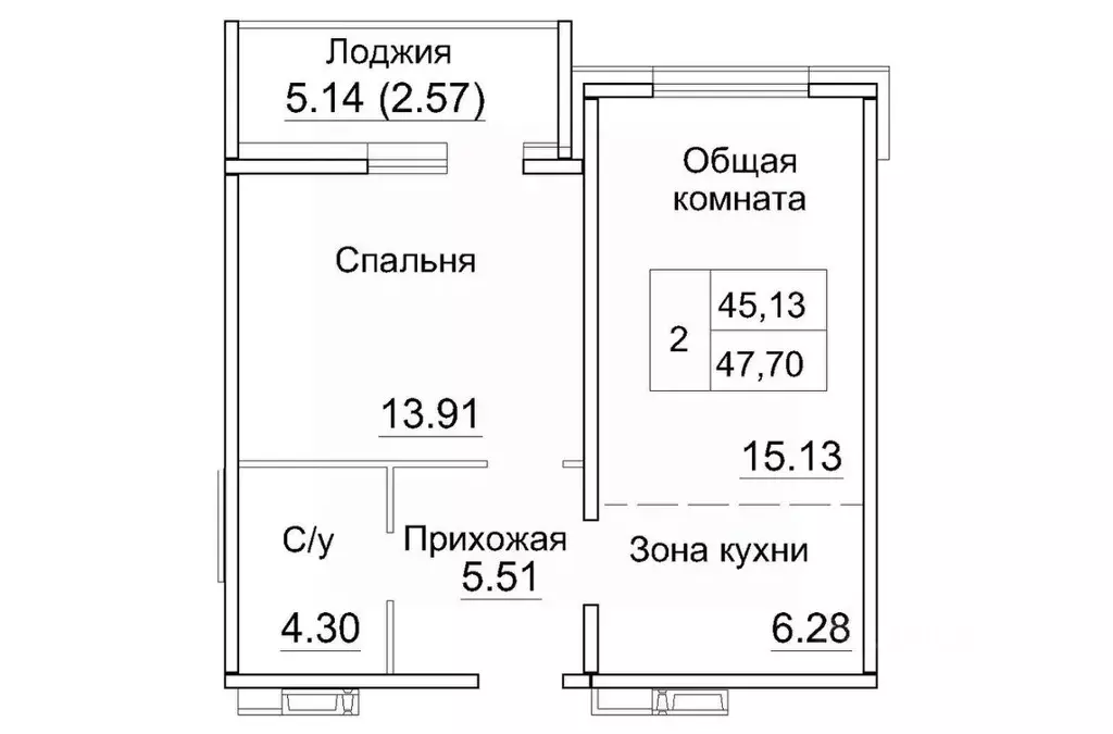 2-к кв. Новосибирская область, Новосибирский район, Краснообск рп, 3-й ... - Фото 0