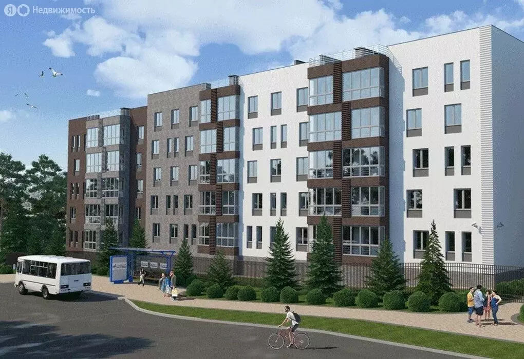 1-комнатная квартира: Рыбное, Крымская улица, 1В (31.7 м) - Фото 1