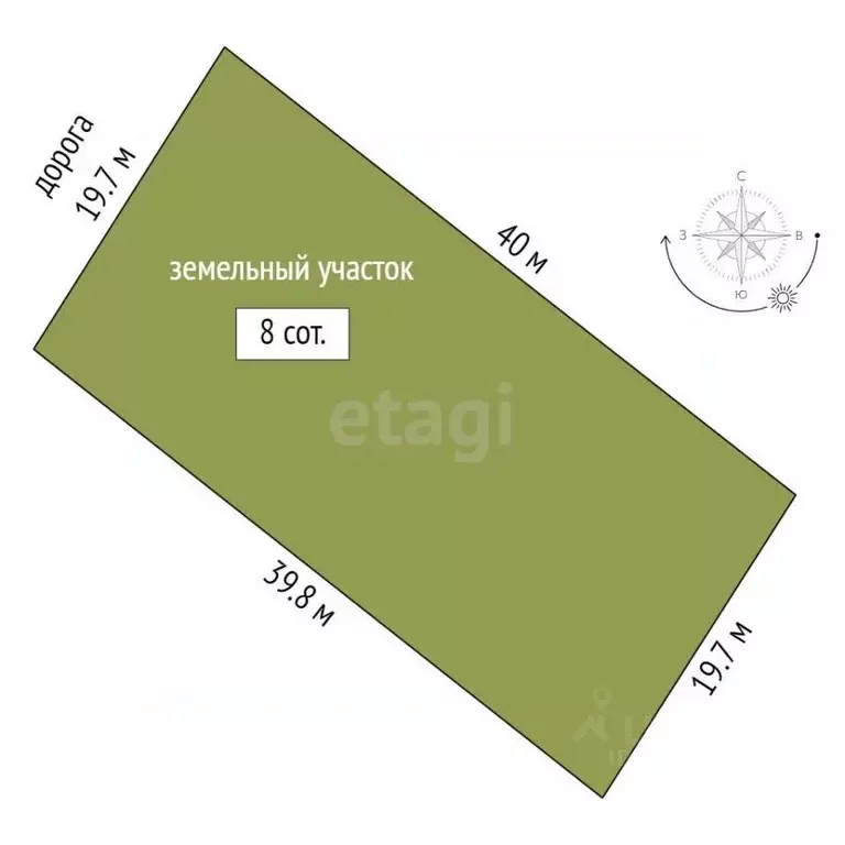 Участок в Тюменская область, Нижнетавдинский муниципальный округ, пос. ... - Фото 1