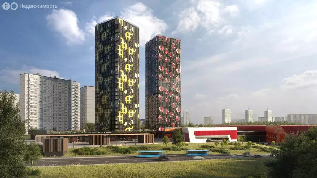 3-комнатная квартира: Москва, жилой комплекс Инноватор, кА (69.01 м) - Фото 1