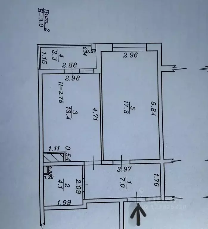 1-к кв. Краснодарский край, Анапа Анапское ш., 24к3 (45.0 м) - Фото 1