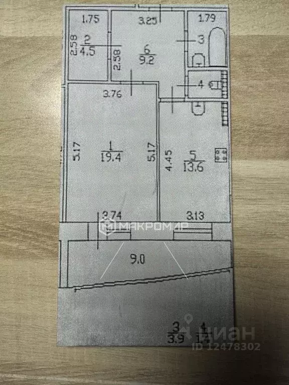 1-к кв. Санкт-Петербург Бассейная ул., 10 (52.0 м) - Фото 1