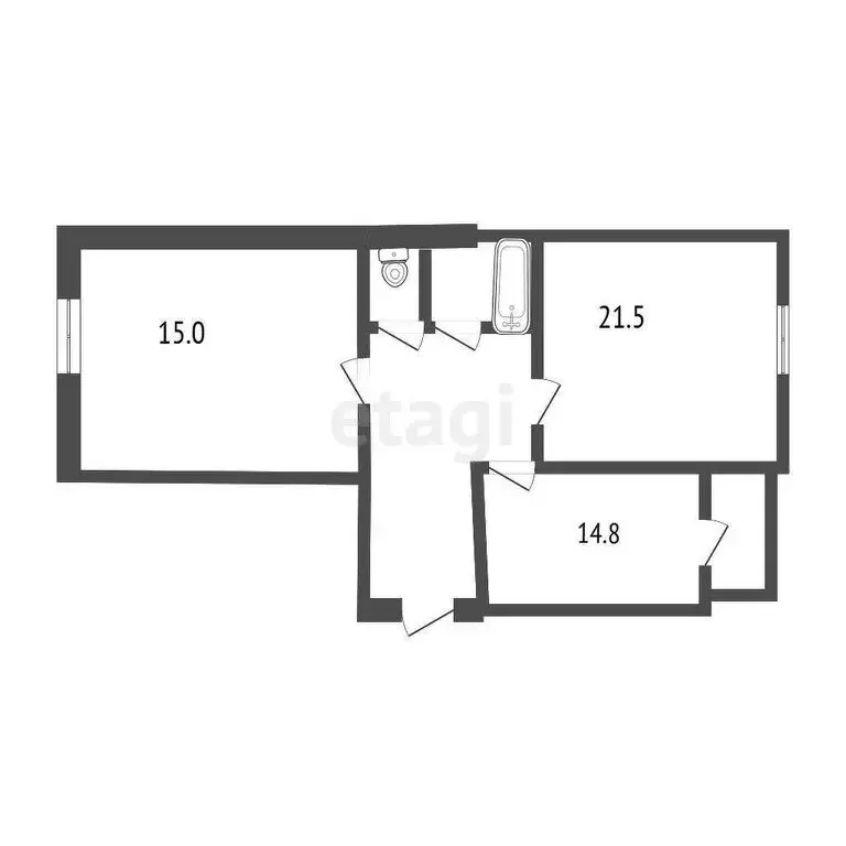 2-комнатная квартира: Белгород, улица Лермонтова, 9А (69 м) - Фото 0