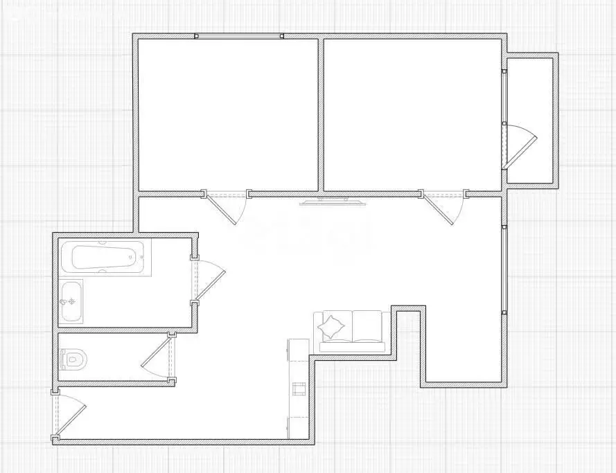 3-комнатная квартира: село Осиновая Гора, улица Аркадия Шипунова, 12 ... - Фото 1