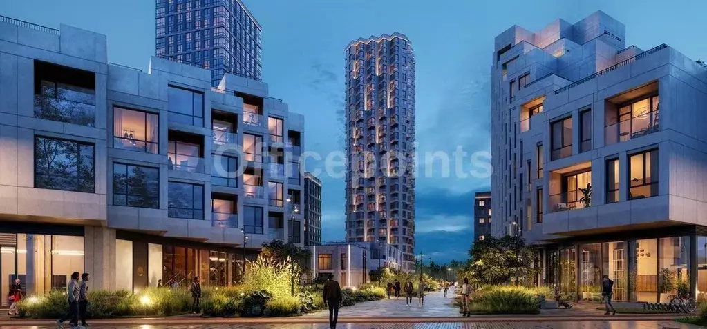 Офис в Москва 1-я оч., Шагал жилой комплекс, к13 (306 м) - Фото 2