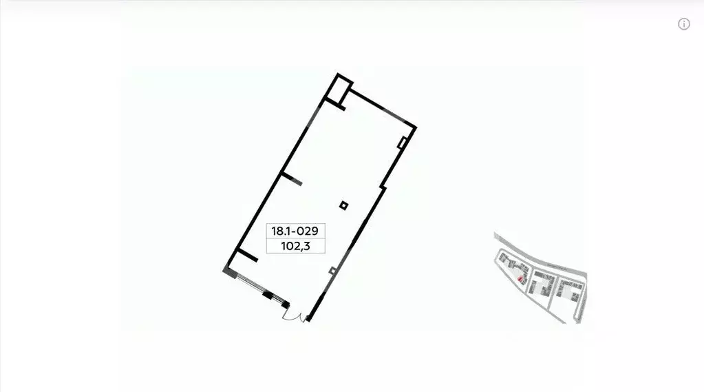Торговая площадь в Москва Скандинавия жилой комплекс, 18.1.4 (102 м) - Фото 2