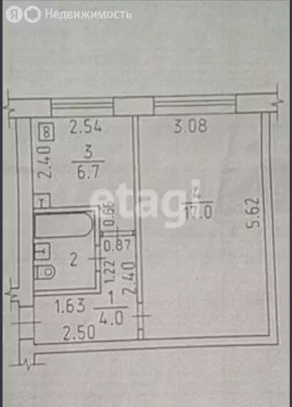 1-комнатная квартира: деревня Пирогово, Высотная улица, 1 (30.8 м) - Фото 1