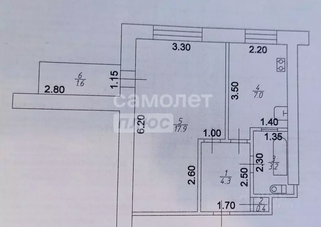 1-к кв. Татарстан, Казань Боевая ул., 145а (33.0 м) - Фото 2