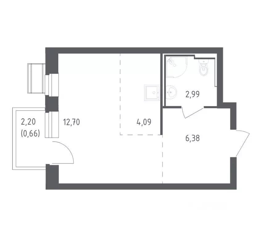 Студия Московская область, Одинцовский городской округ, с. Лайково, ... - Фото 1