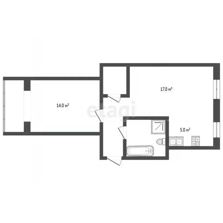 2-к кв. Московская область, Балашиха Балашихинское ш., 16 (59.8 м) - Фото 2