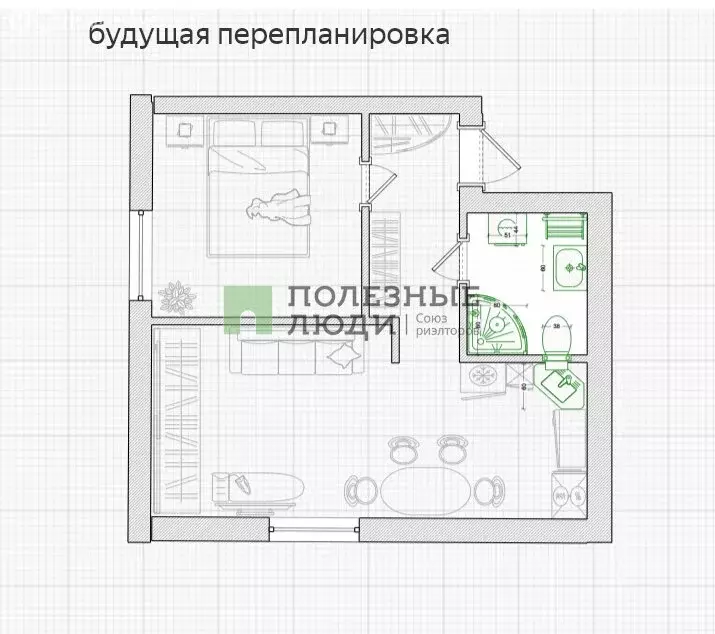 2-комнатная квартира: Улан-Удэ, улица Хахалова, 6 (30 м) - Фото 0