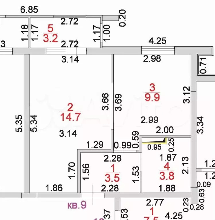 1-к. квартира, 30 м, 2/3 эт. - Фото 0