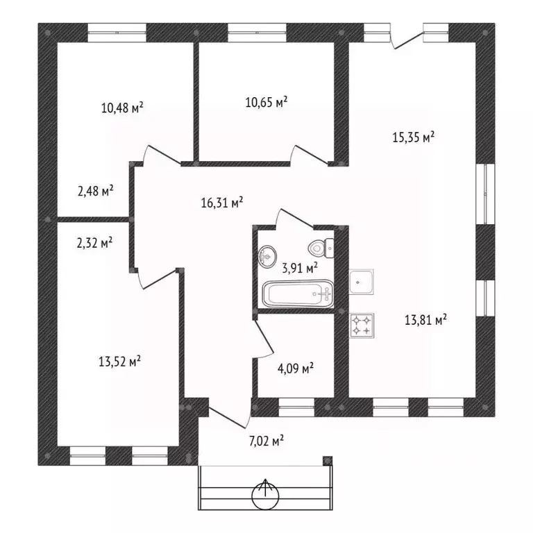 Дом в Башкортостан, Уфимский район, Русско-Юрмашский сельсовет, д. ... - Фото 2
