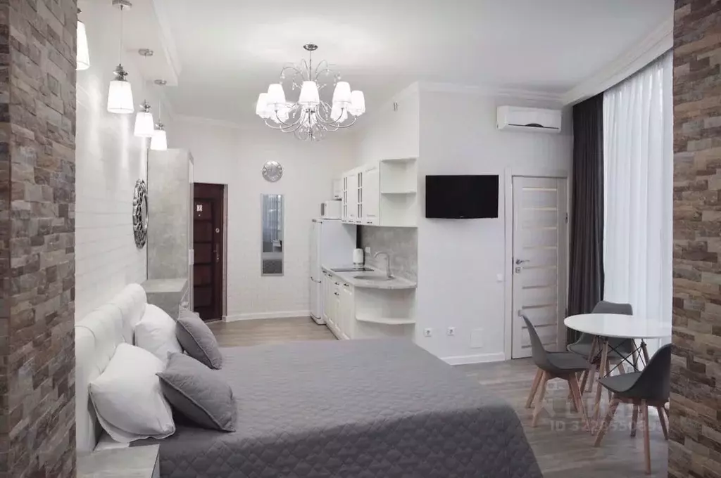 Студия Краснодарский край, Сочи Мамайка мкр, ул. Волжская, 81Б (36.0 ... - Фото 2