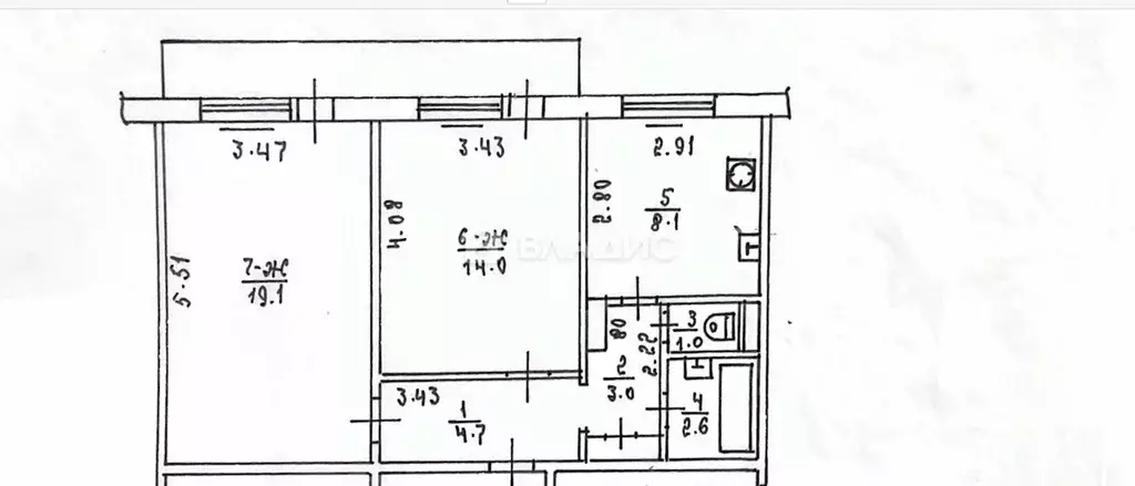 2-к кв. Калининградская область, Пионерский ш. Калининградское, 16 ... - Фото 2