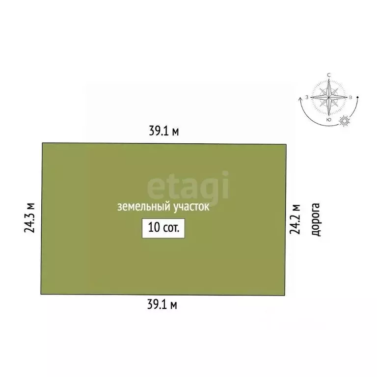 Участок в Челябинская область, Пласт ул. Вагина (10.0 сот.) - Фото 2