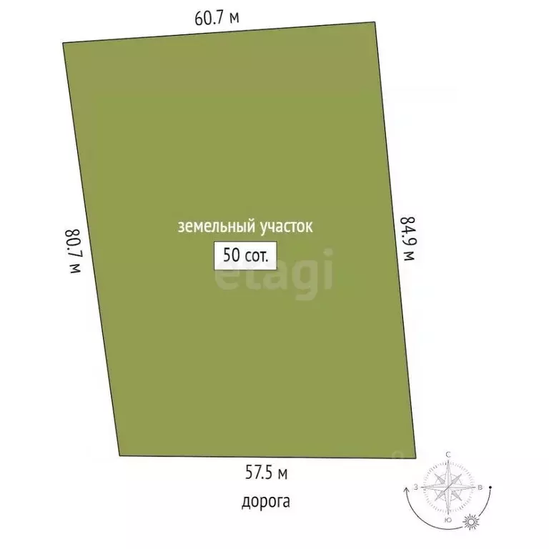 Участок в Калужская область, Совхоз Боровский с/пос, д. Кабицыно ул. ... - Фото 2