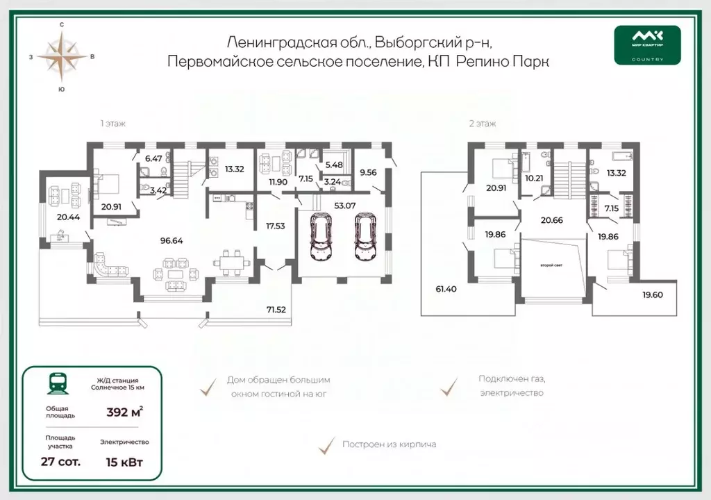 Дом в Ленинградская область, Выборгский район, Первомайское с/пос, ... - Фото 2