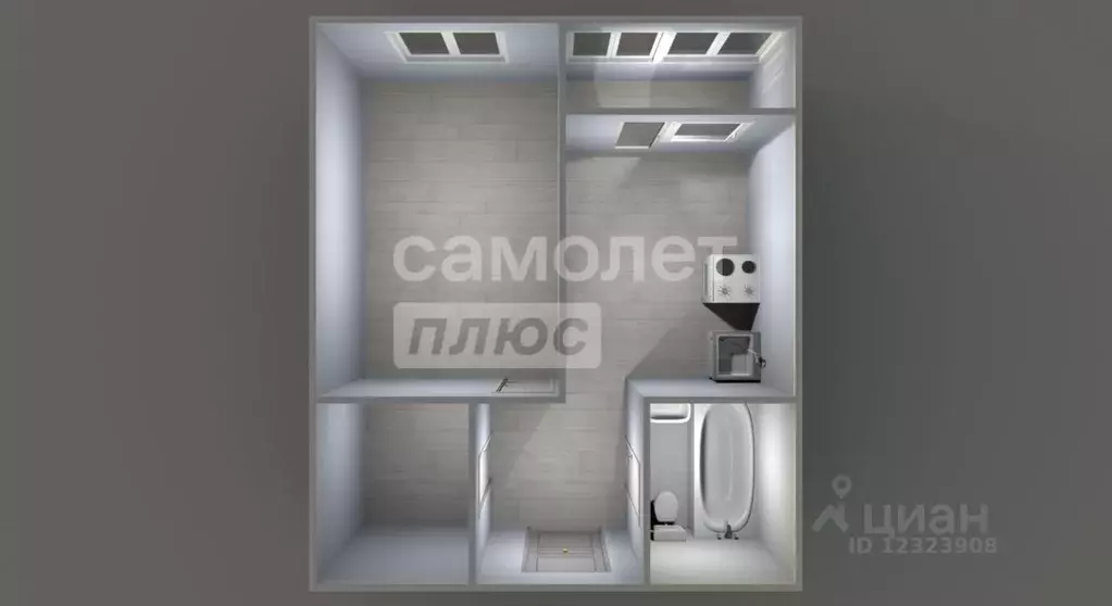 1-к кв. Москва д. Марьино, ул. Жемчужная, 1к3 (35.8 м) - Фото 2