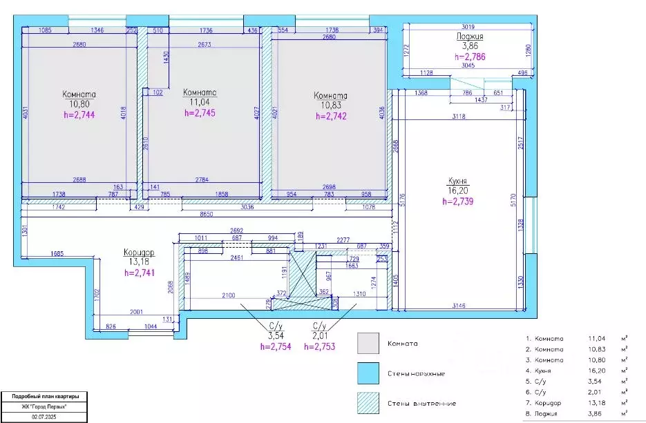3-к кв. Ленинградская область, Всеволожский район, Свердловское ... - Фото 2