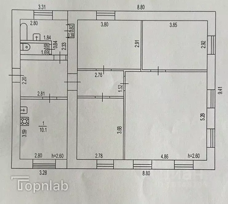 Дом в Алтайский край, Барнаул Локомотивный проезд, 47 (85 м) - Фото 1