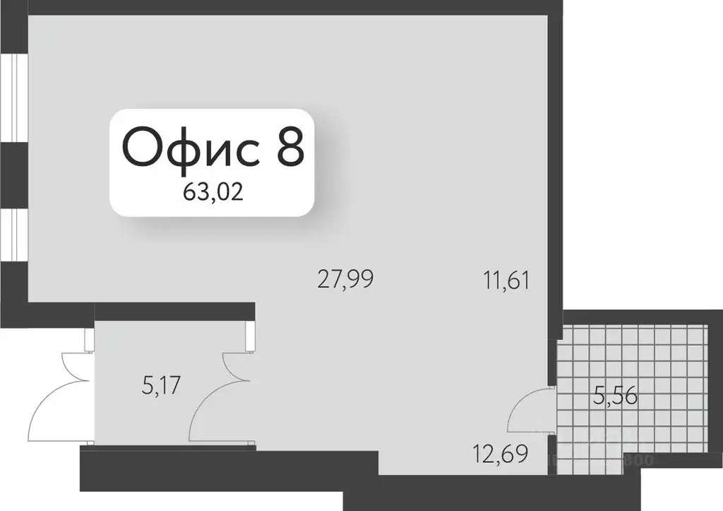 Офис в Свердловская область, Екатеринбург Академический мкр, 13-й ... - Фото 1