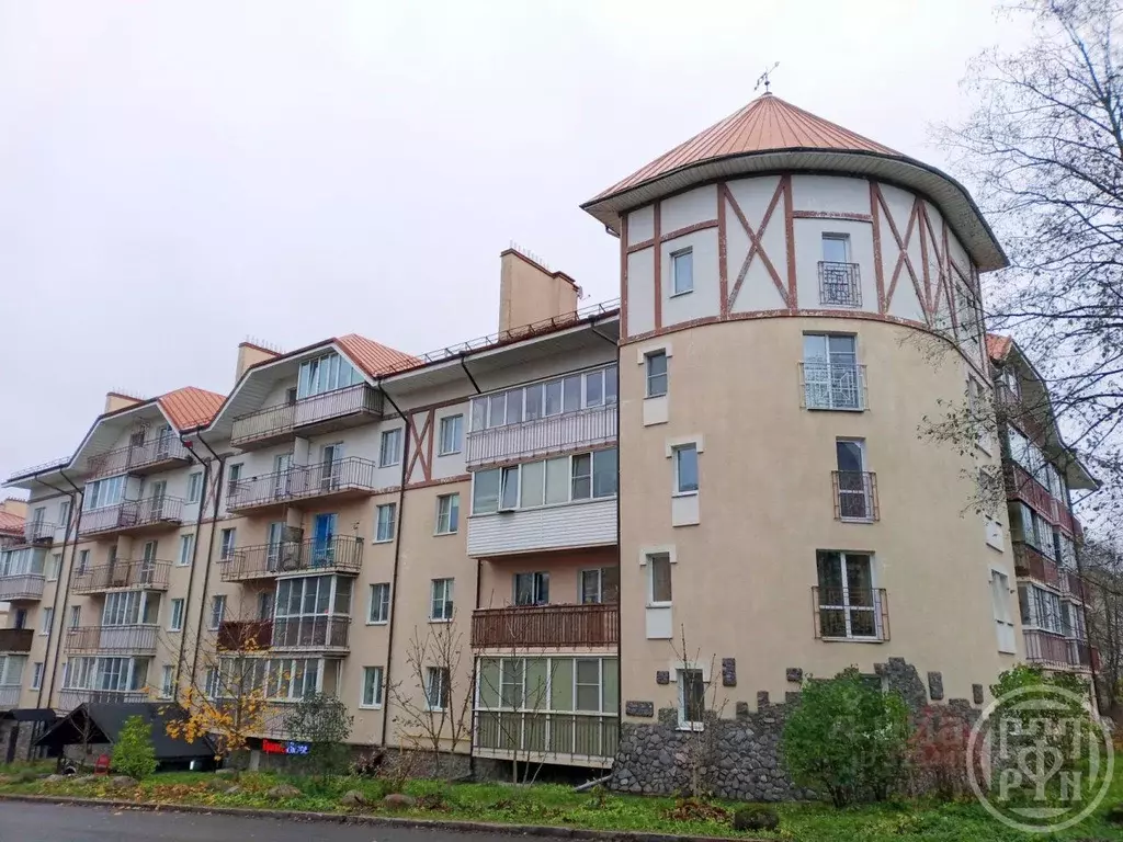 2-к кв. Ленинградская область, Выборгский район, Рощино пгт ул. ... - Фото 1