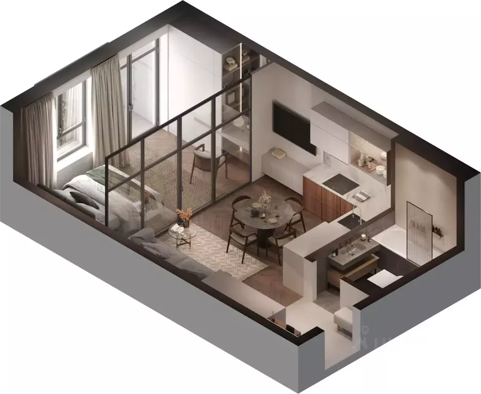 1-к кв. Калининградская область, Зеленоградск Грани жилой комплекс ... - Фото 1